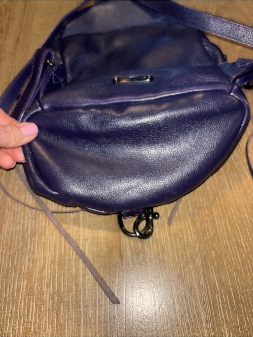Rebecca Minkoff all leather backpack tote